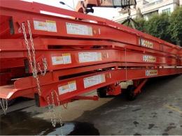 華潤雪花(huā)啤酒（東莞）公(gong)司 新款式移(yi)動登車橋3套(tào)