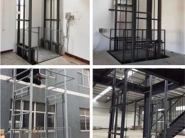 直頂導軌式(shì)升降機